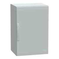 Armadio in poliestere. PanelSeT PLA. porta piena. totalmente chiuso. 750x500x420mm.