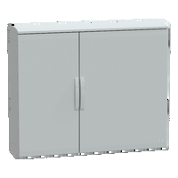 Armadio in poliestere. PanelSeT PLA. porta piena. tetto ventilato. 1000x1250x320 mm.