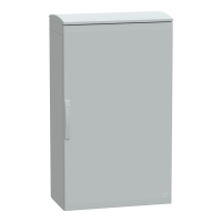 Armadio in poliestere. PanelSeT PLA. porta piena. tetto ventilato. 1250x750x420mm. IP44.