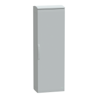 Armadio in poliestere. PanelSeT PLA. porta piena. tetto ventilato. 1500x500x320 mm. IP44.