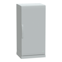 Armadio in poliestere. PanelSeT PLA. porta piena. fondo aperto. 1000x500x420mm. IP54.