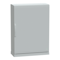 Armadio in poliestere. PanelSeT PLA. porta piena. fondo aperto. 1000x750x320mm. IP54.