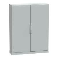 Armadio in poliestere. PanelSeT PLA. porta piena. fondo aperto. 1250x1000x320mm. IP54.