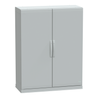 Armadio in poliestere. PanelSeT PLA. porta piena. fondo aperto. 1250x1000x420mm. IP54.