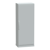 Armadio in poliestere. PanelSeT PLA. porta piena. fondo aperto. 1250x500x320mm. IP54.