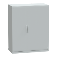 Armadio in poliestere. PanelSeT PLA. porta piena. fondo aperto. 1500x1250x620mm. IP54.