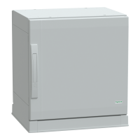 Armadio in poliestere. PanelSeT PLA. porta piena. fondo aperto. 500x500x420mm. IP54.