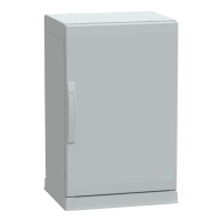 Armadio in poliestere. PanelSeT PLA. porta piena. fondo aperto. 750x500x420mm. IP54.