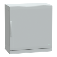 Armadio in poliestere. PanelSeT PLA. porta piena. fondo aperto. 750x750x420mm. IP54.