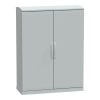 Armadio in poliestere. PanelSeT PLA. fondo aperto. tetto ventilato. 1250x1000x420 mm.