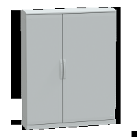 Armadio in poliestere. PanelSeT PLA. fondo aperto. tetto ventilato. 1500x1250x320 mm.