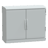 Armadio in poliestere. PanelSeT PLA. fondo aperto. tetto ventilato. 750x1000x420 mm.