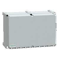 Cassetta PLS. retro in poliestere. copertura PC opaca IP65 36x54x23cm