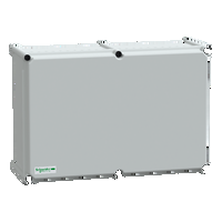 Cassetta PLS. retro in poliestere. coperchio PC opaco IP65 36x54x18cm