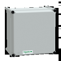 Cassetta PLS. retro in poliestere. copertura in poliestere IP65 27x27x18cm