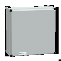 Cassetta PLS. retro in poliestere. copertura in poliestere IP65 36x36x18cm