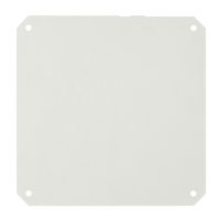 Piastra di montaggio in poliestere per cassette PLS 36x36cm