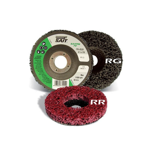 DISCHI STRIP dimensioni in mm 115x22.23 tipo abrasivo RR grana 0 supporto ND