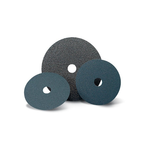 DISCHI ABRASIVI SU FIBRA dimensioni in mm 115x22 tipo abrasivo Z grana 80 supporto X