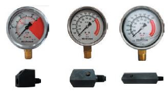 Manometro d.100mm (0-700 Bar. 0-10.000p.s.i.)