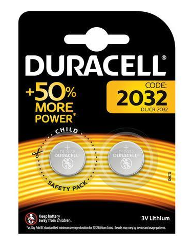 Minimo 20 pezzi DURACELL SPECIALISTICA ELECTRONICS 2032 B2