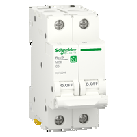 Interruttore magnetotermico (MCB). Resi9. 2P. 6 A. curva C. 4500 A. 400 V