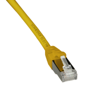 Patch cord. Actassi. Category 6A. S/FTP. LSZH. 1 m. giallo