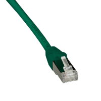 Patch cord. Actassi. Category 6A. S/FTP. LSZH. 2 m. verde