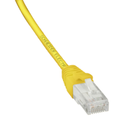 Patch cord. Actassi. Category 6. U/UTP. LSZH. 0.5 m. giallo