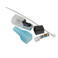 Plug RJ45 maschio terminabile in campo Actassi - Category 6A - UTP