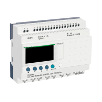 Smart relay modulare Zelio Logic - 26 I/O - 12V CC - Orologio - Display