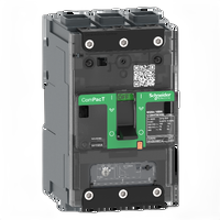 Interruttore. ComPacT NSXm 160H. 70kA/415VAC. 3 poli. Sganciatore TMD 125A.