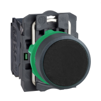 Pulsante nero ÷˜22 - filoghiera ad impulso - 1NO