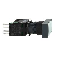 Pulsante bianco ÷˜16 filoghiera ad impulso - 1NO