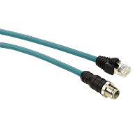 Cavo Ethernet ConneXium - Connettore M12 - Connettore RJ45 - IP67 - 1 m