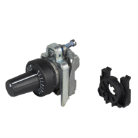 Testa per potenziometro ÷˜22 - nero - per asse 6 mm