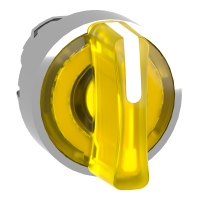 Testa selettore luminoso giallo led - ÷˜ 22- per LED universale