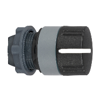 Testa selettore con rotella nera grigio Harmony XB5