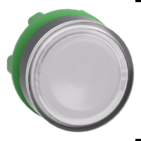 Testa pulsante luminoso ÷˜22 - bianco- per LED universale