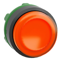 Testa pulsante luminoso ÷˜22 - arancione- per LED universale