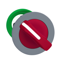 Testa selettore. Harmony XB5. filopannello. leva rossa. 2 posizioni . con ritorno da destra a