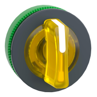 Testa selettore luminoso. Harmony XB5. filopannnello 30mm. plastica. leva blu. per LED