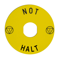 Etichetta circolare ÷˜90 - Harmony XB4. Harmony XB5 per pulsante arresto emergenza