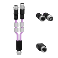 Bus CAN cavo Y TM7 - con 2 connettori M12 Modicon TM7