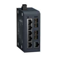 switch di rete. Modicon Networking. standard non gestito. 6 porte per rame con 2 porte per