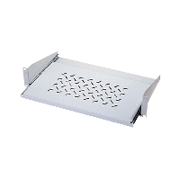 Ripiano telescopico 19 2U su 2 montanti D250 carico max 20 Kg