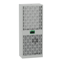 Unit÷  di raffreddamento laterale. Climasys CU. 1k6W. 2 poli. 400/460V. 50/60Hz. IP55