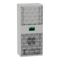 Unit÷  di raffreddamento laterale. Climasys CU. 1 kW. 230 V. 50/60 Hz. IP55