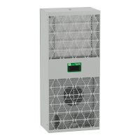 Unit÷  di raffreddamento laterale. Climasys CU. 800 W. 2 poli. 400/460 V. 50/60 Hz. IP55