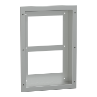 Kit di montaggio semi incasso per condizionatore laterale. acciaio inox. Climasys